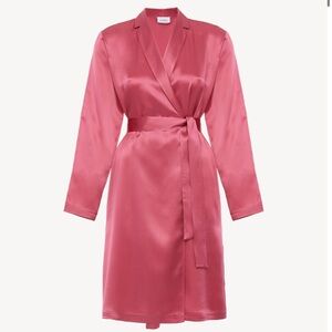 La Perla Pink Satin Robe